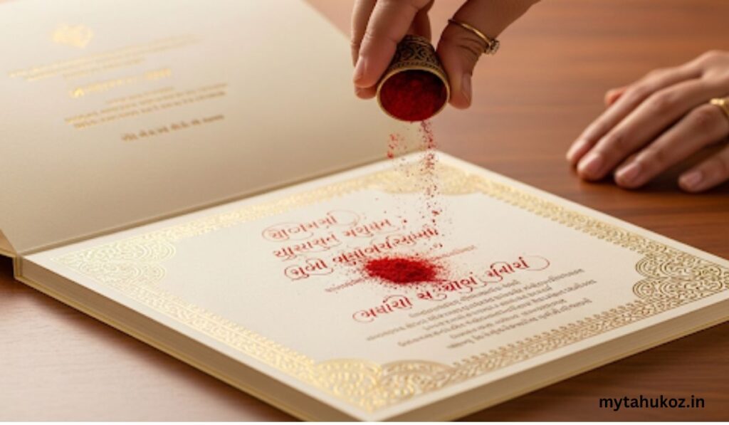 કંકુ છાંટી કંકોતરી મોકલો (image by canva)